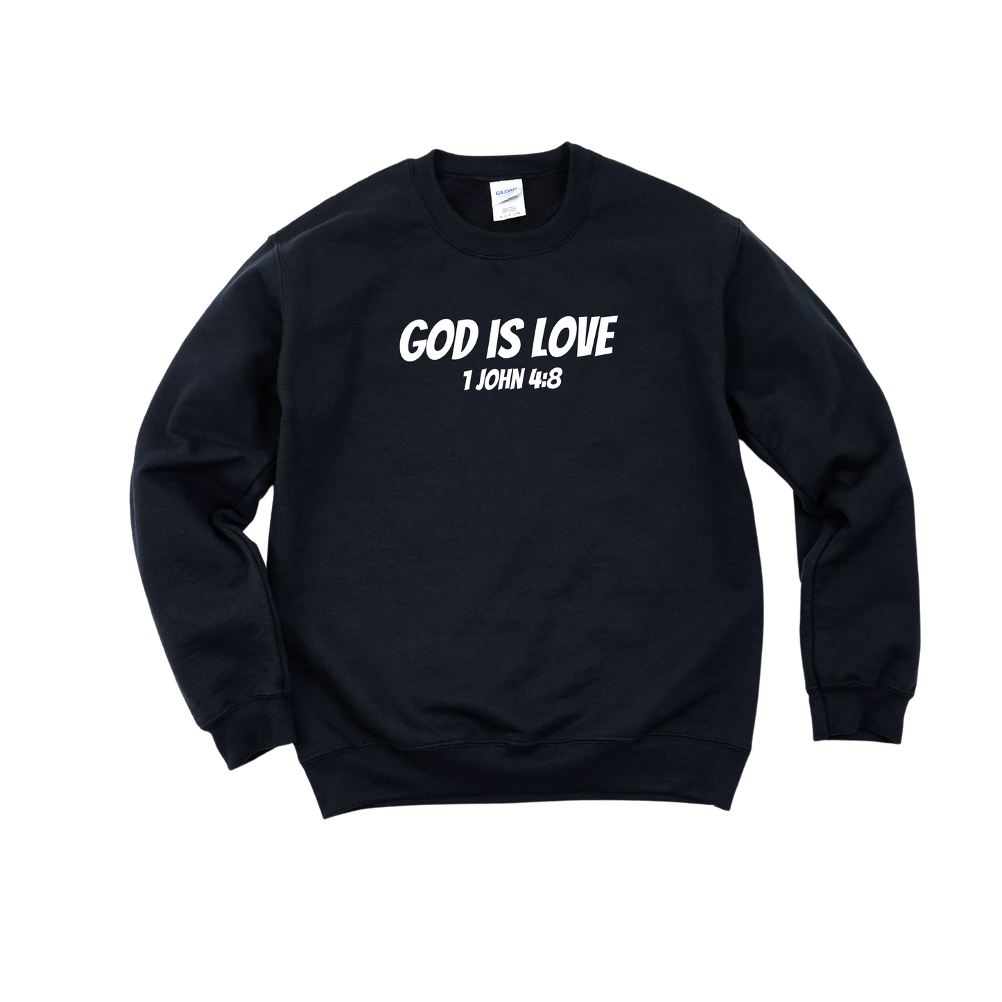 Crewneck God is Love in black