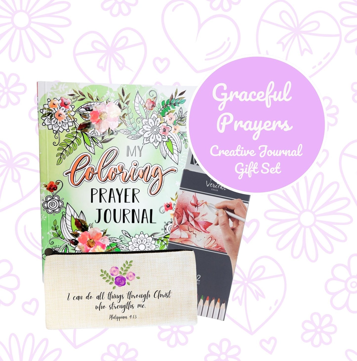 Graceful Prayers Mother’s Day Gift Box I Creative Journal Gift Set