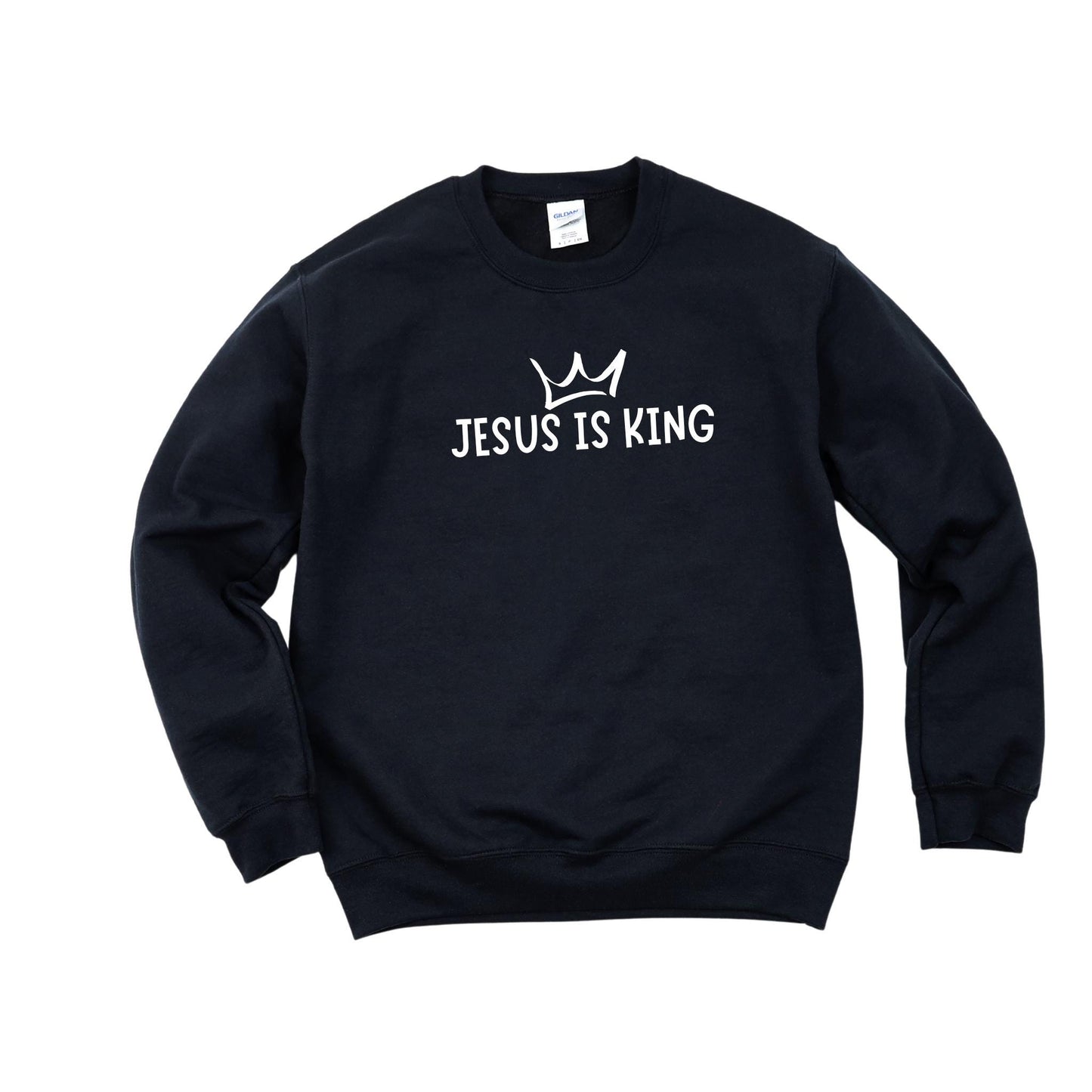Empower kids to share their faith with our ‘Jesus Is King Hoodie – crewneck