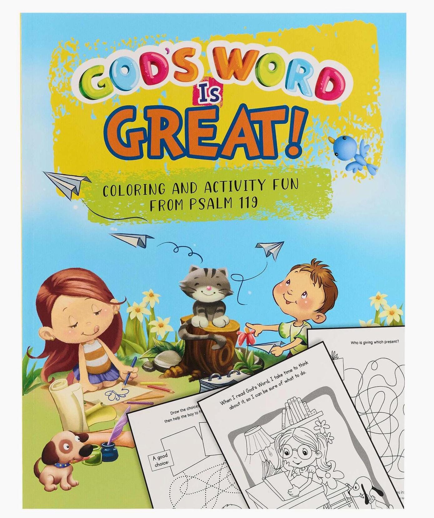 God's Word Is Great Activity Coloring Book I Christian Coloring Book for Boys and Girls Ages 5- 8 I