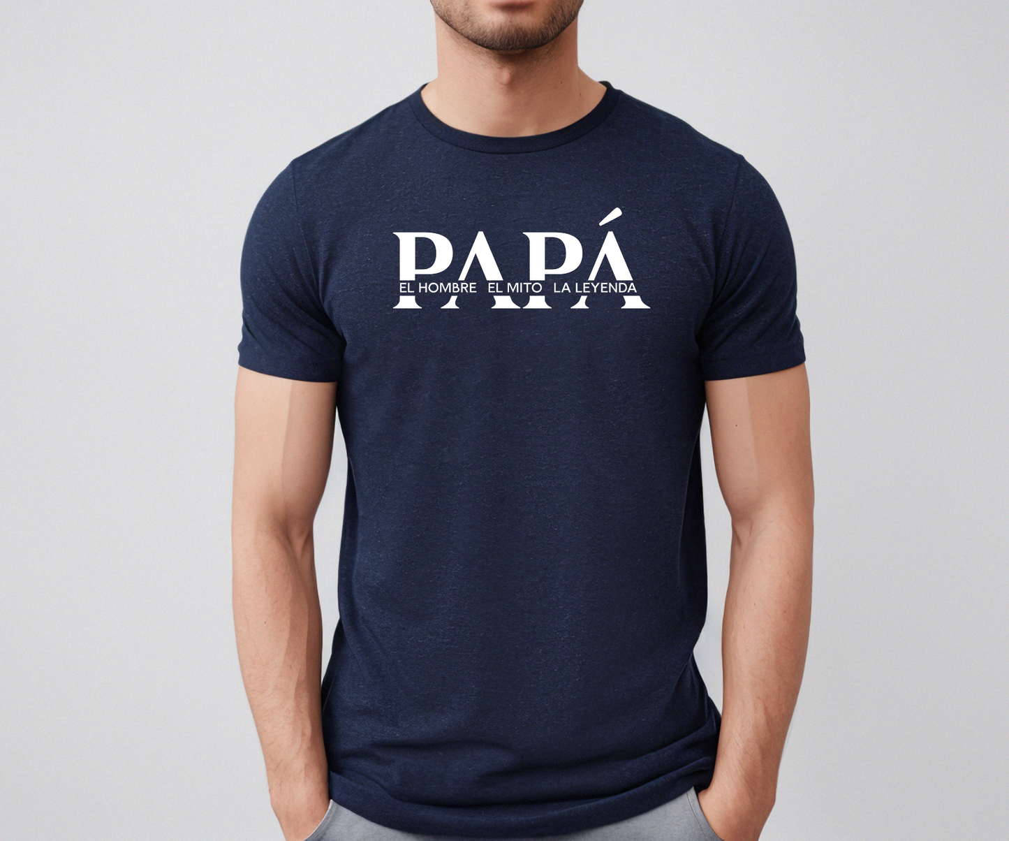 Papá, El Hombre, El Mito, La leyenda - Camisa en Español Perfecta para Honrar a Papá en su dia.