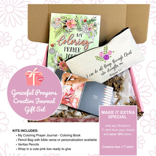 Graceful Prayers Mother’s Day Gift Box I Creative Journal Gift Set
