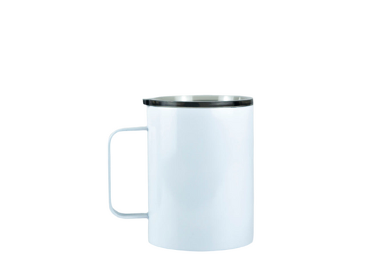10oz Stainless Steel Coffee Mug Customized - Aboundinfaith