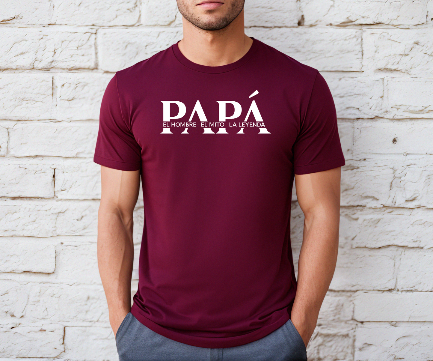 Papá, El Hombre, El Mito, La leyenda - Camisa en Español Perfecta para Honrar a Papá en su dia.