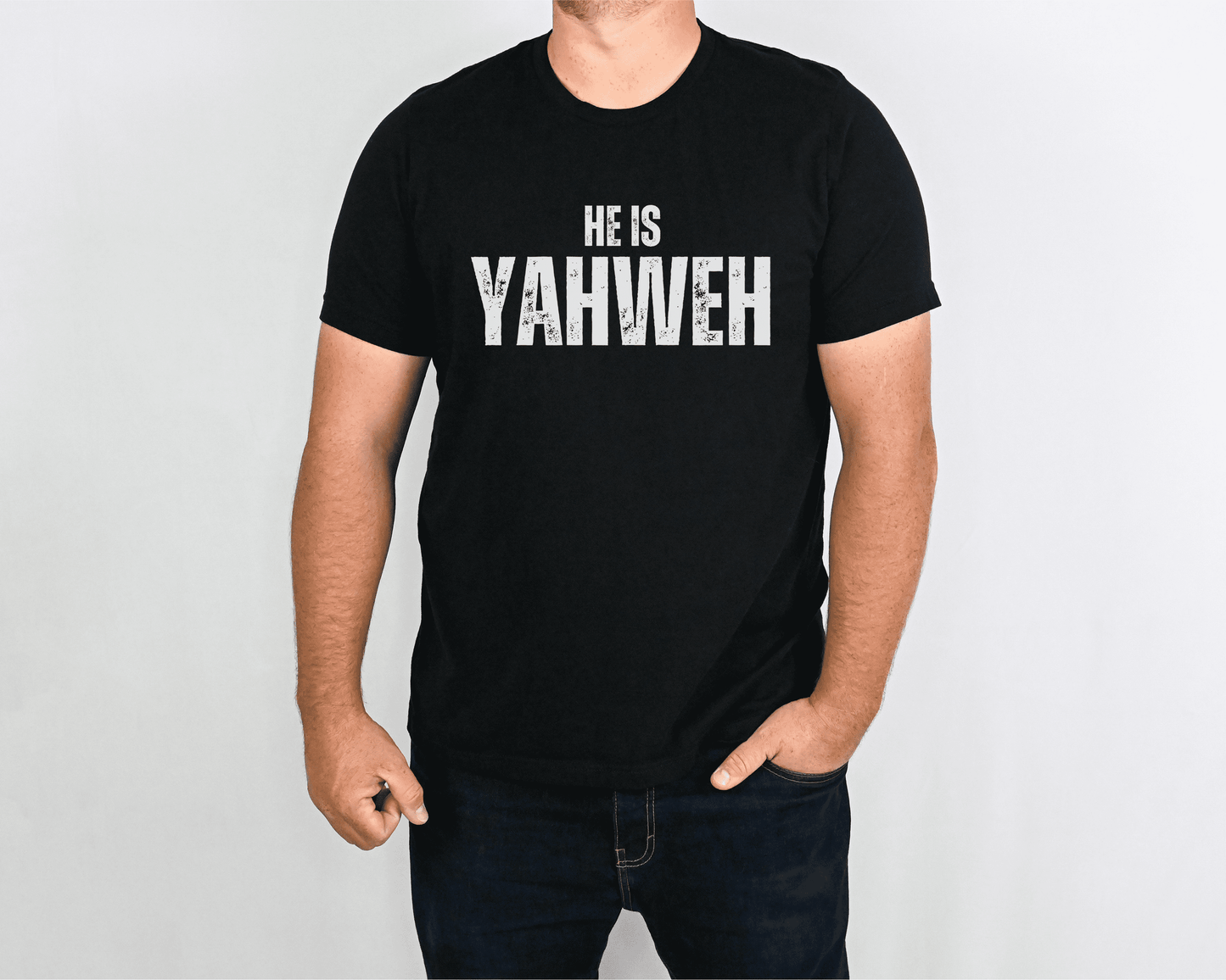 Yahweh christian shirt black and dust color