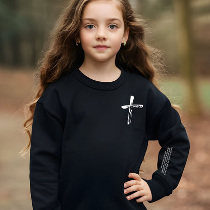 John 3:16 Kids Hoodie, Christian Bible Verse Sweatshirt for Boys and Girls I Perfect Christian Gift for Kids.