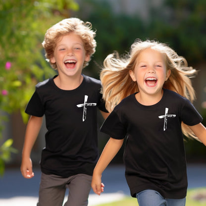 Camiseta Infantil Juan 3:16, Ropa Cristiana Moderna para Niños, Regalo Inspirador para Niños y Niñas perfecto para Navidad