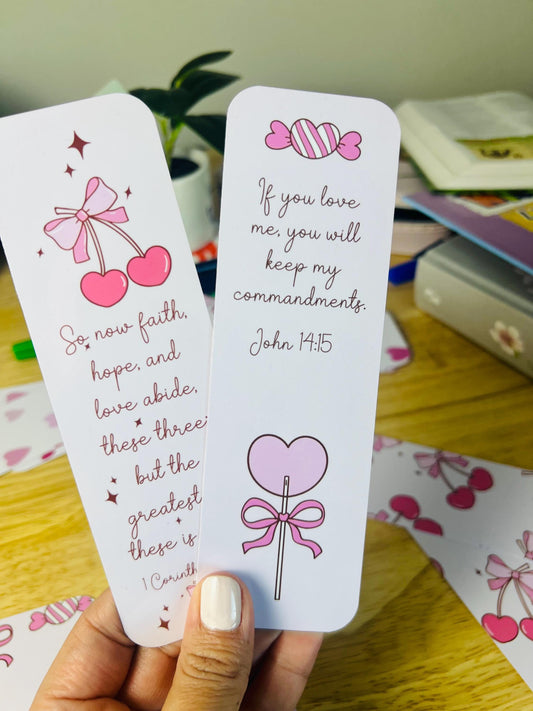 Aboundinfaith Love Bible Verse Bookmarks
