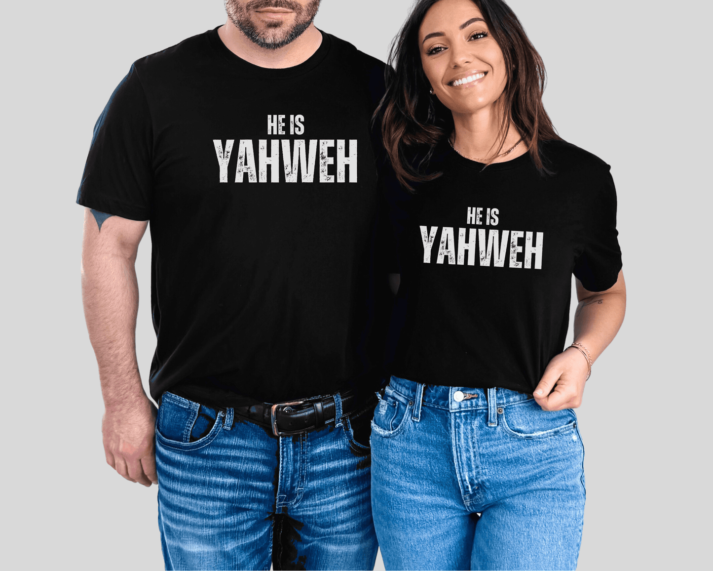 Aboundinfaith.com T-shirt He Is Yahweh Unisex T-Shirt