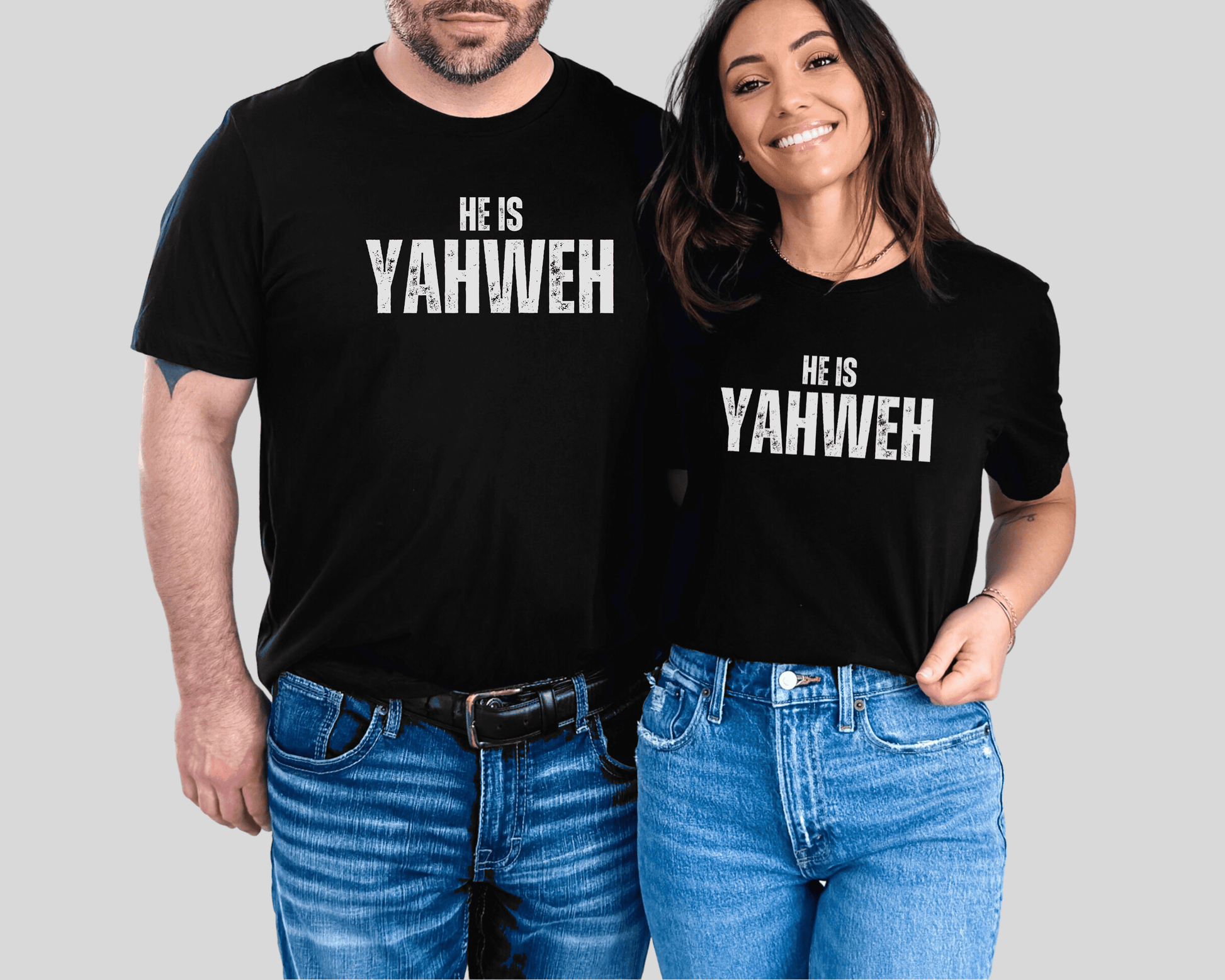Aboundinfaith.com T-shirt He Is Yahweh Unisex T-Shirt